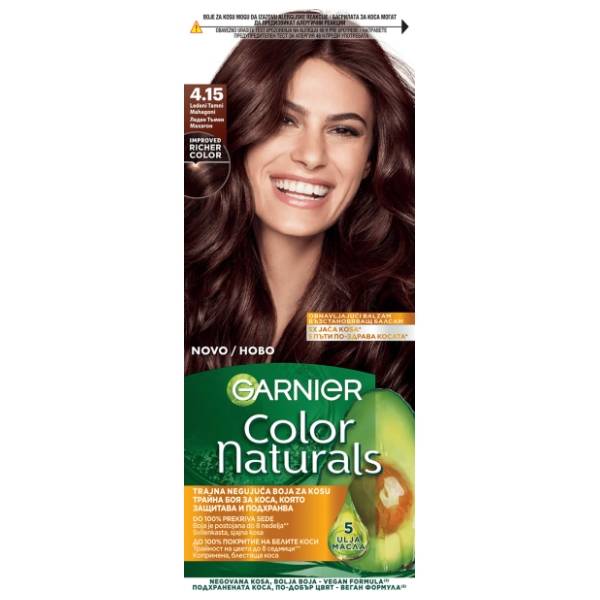 GARNIER Color Naturals farba za kosu 4.15 tamni mahagoni