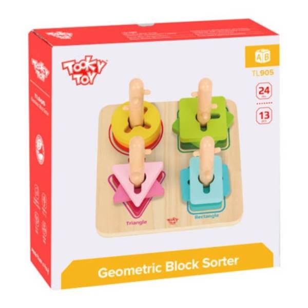 Geometrijska slagalica 4 oblika TOOKY TOY