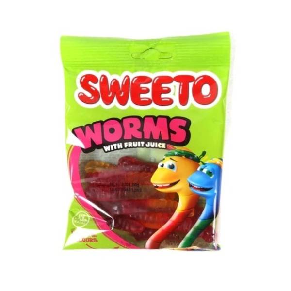 Gumene bombone SWEETO crvi 80g