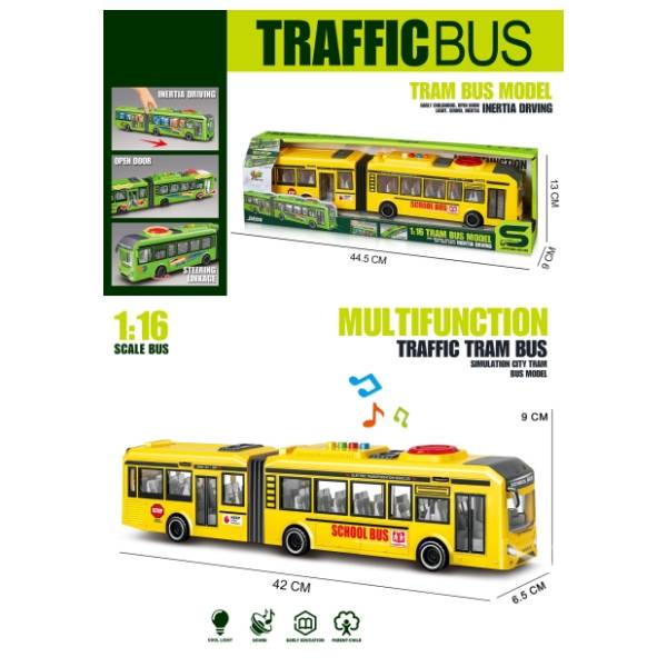 Igračka školski autobus sa svetlom i zvukom MRX TOYS