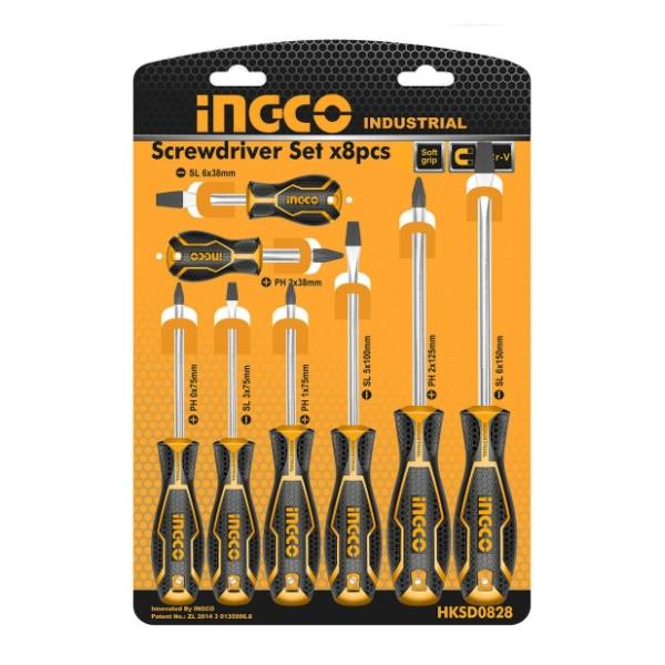 INGCO HKSD0828 8-delni set odvijača