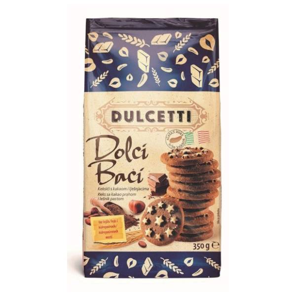 Keks DULCETTI kakao i lešnik 350g