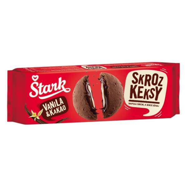 Keks ŠTARK skroz keksy kakao vanila 135g