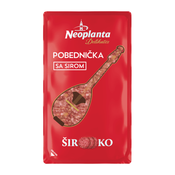 Kobasica NEOPLATNA Pobednička sa sirom 100g