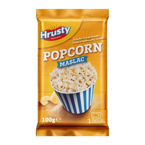 Kokice HRUSTY za mikrotalasnu maslac 100g