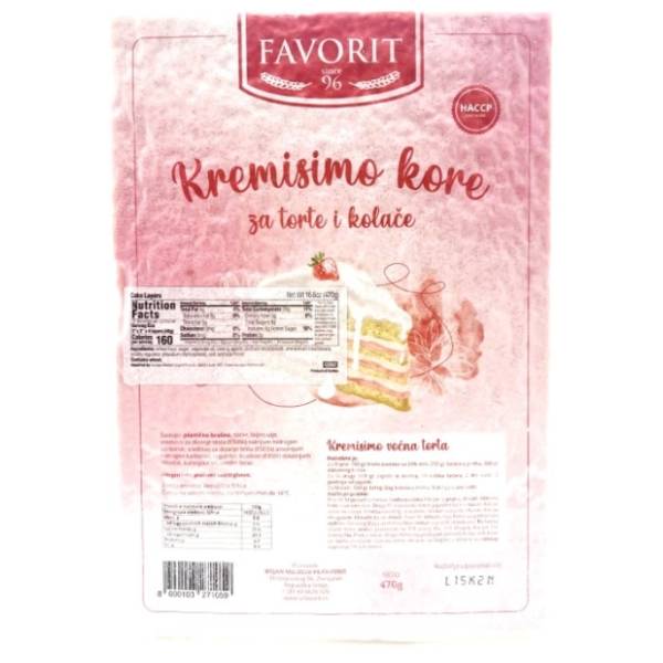 Kore FAVORIT Kremisimo 470g