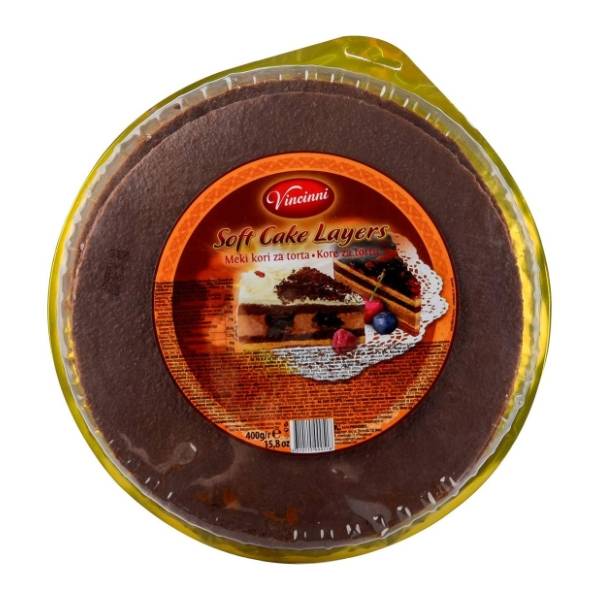 Kore za tortu tamne okrugle VINCINNI 400g