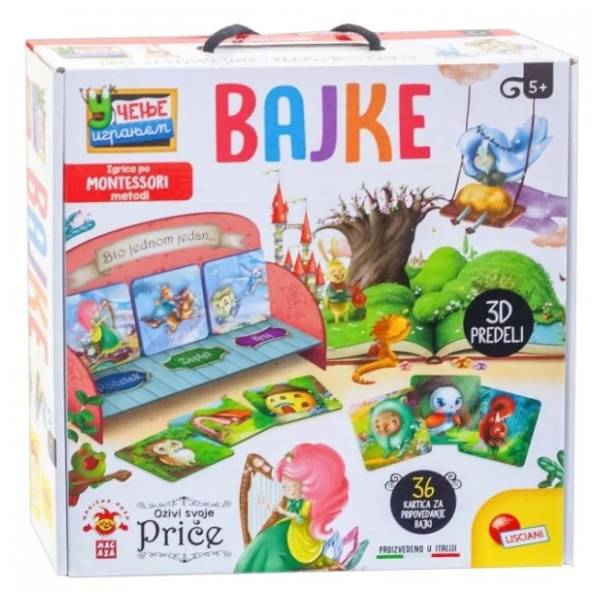 Kreativna igra Montesori oživi svoje priče iz bajke LISCIANI