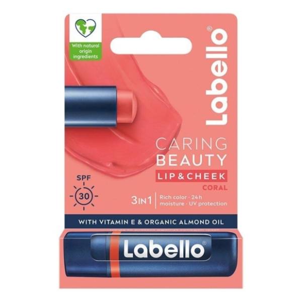 LABELLO Caring beauty coral 4,8g