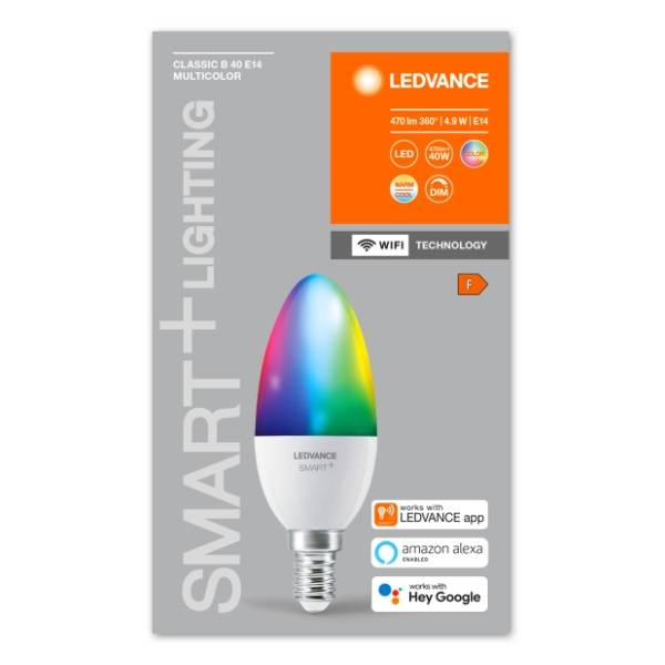 LEDVANCE LED Wi-Fi smart sijalica sveća E14 4,9W O85570