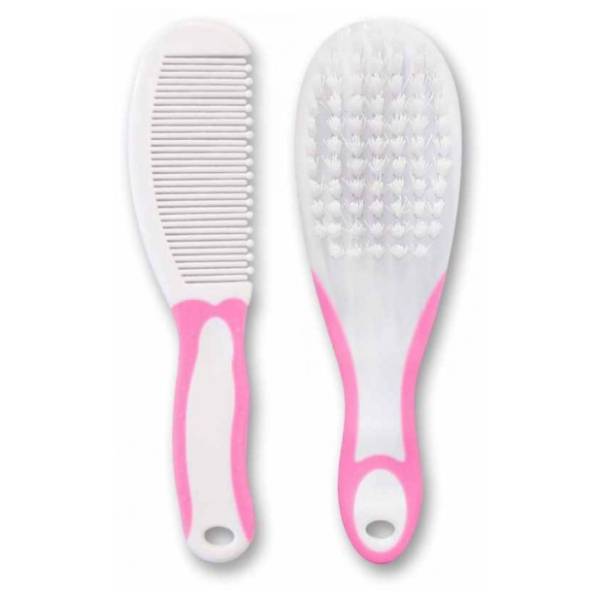 LORELLI BERTONI češalj i četka Baby Care roze