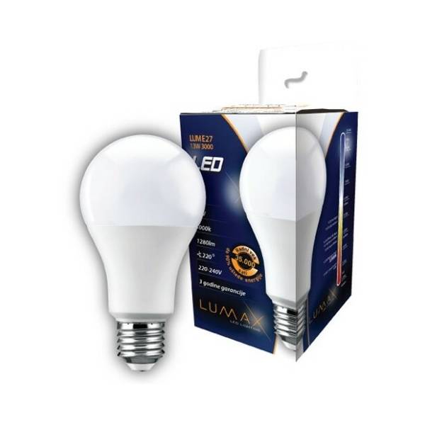LUMAX LED sijalica E27 13W 3000K