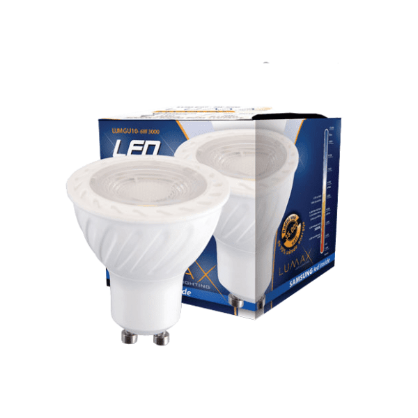 LUMAX LED sijalica GU10 6W 3000K
