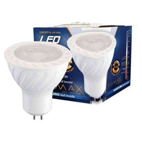 LUMAX LED sijalica MR16 6W 6500K 