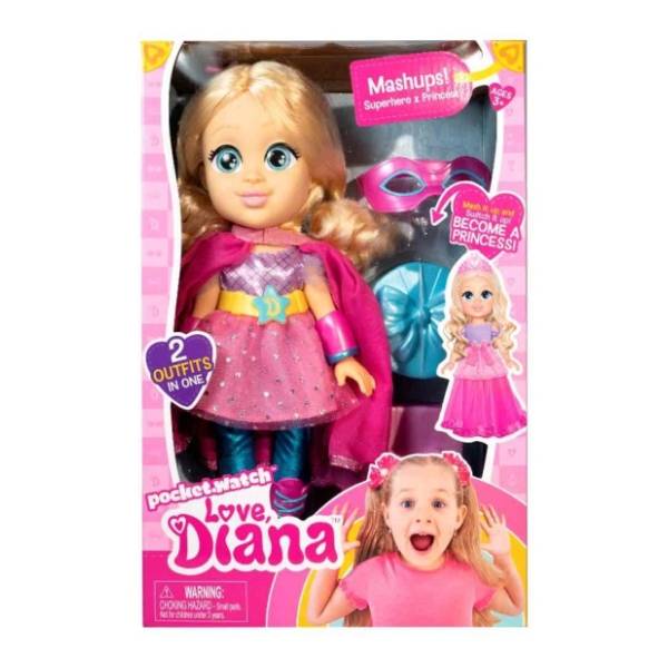Love Diana lutka superheroj i princeza GIOCHI PREZIOSI