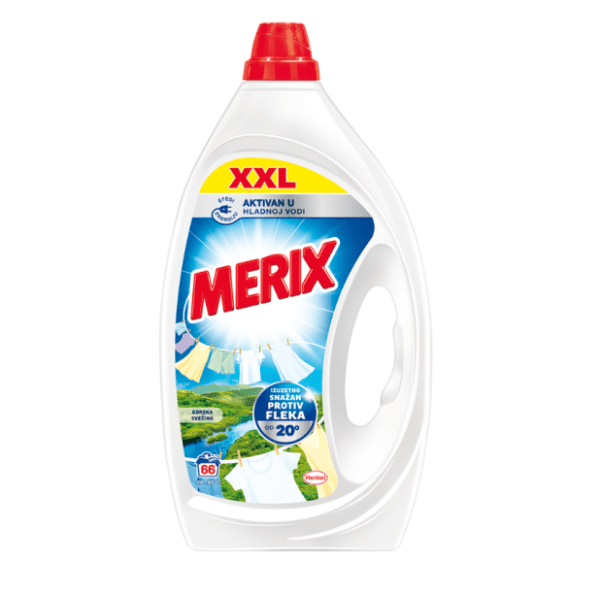 MERIX  Mountain fresh tečni deterdžent 66 pranja (2,97l)
