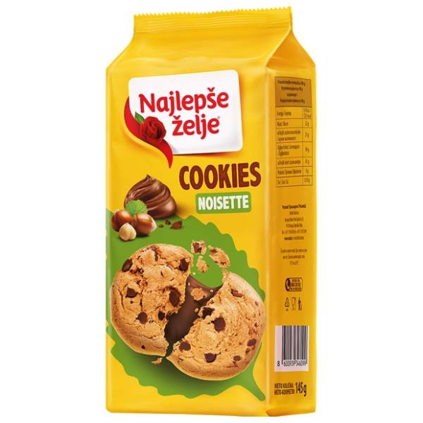 NAJLEPŠE ŽELJE Cookies noisette 145g Štark