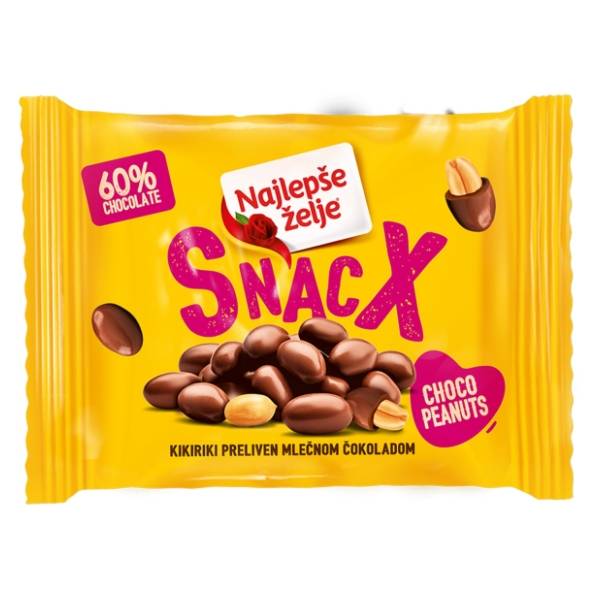 NAJLEPŠE ŽELJE dražirani kikiriki 40g