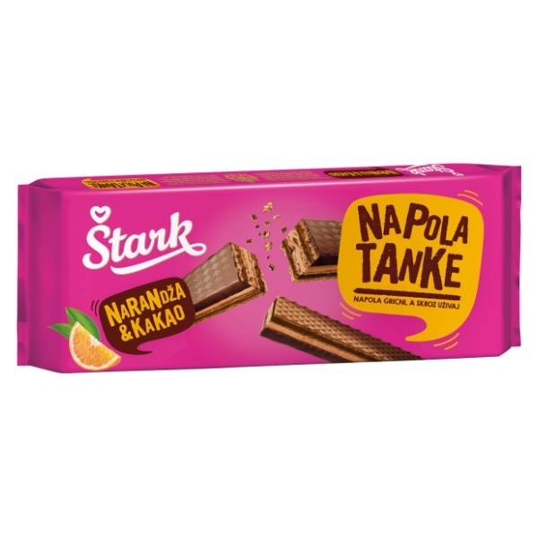 Napolitanke ŠTARK Na pola tanke narandža 130g