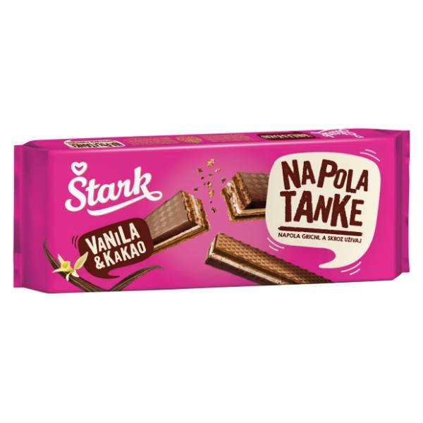 Napolitanke ŠTARK Na pola tanke vanila 130g