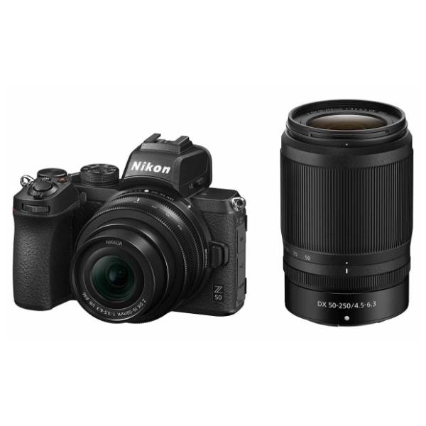 NIKON Z50 + 16-50mm + 50-250mm fotoaparat