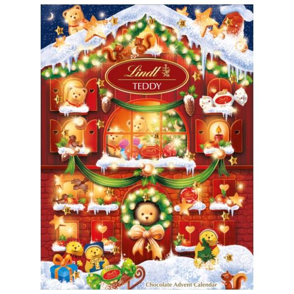Novogodišnji paketić LINDT Teddy house 170g