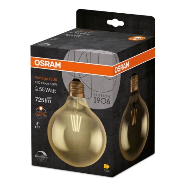 OSRAM LED filament sijalica toplo bela E27 6,5W