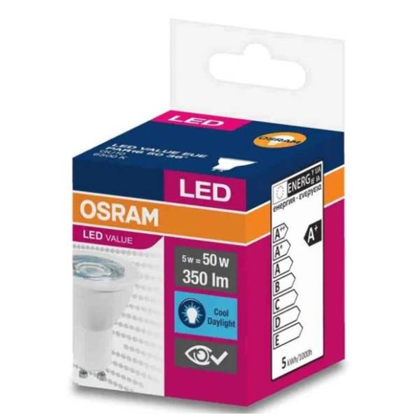 OSRAM LED sijalica GU10 5W 6500K O98739