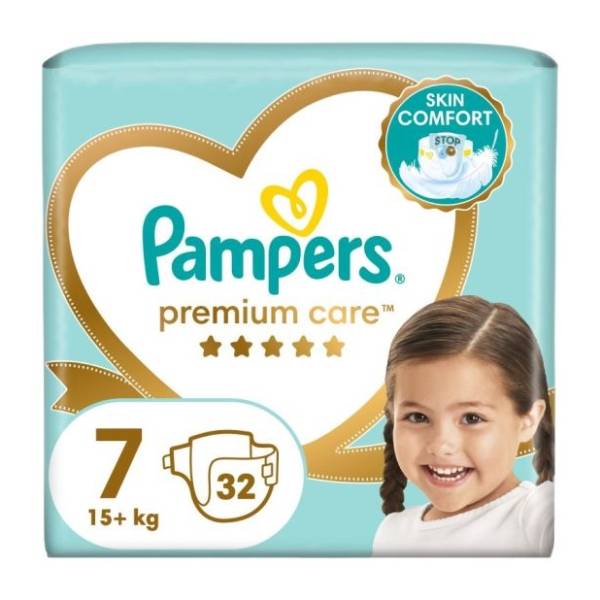 PAMPERS Premium care 7 32kom
