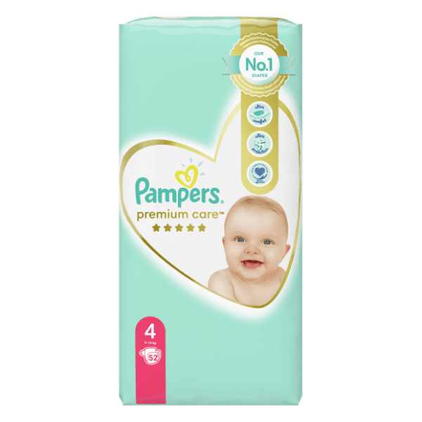 PAMPERS Premium care VP 4 52kom