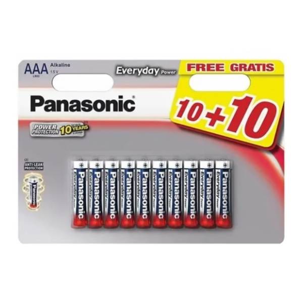 PANASONIC alkalne baterije AAA LR03EPS/20BW 20kom