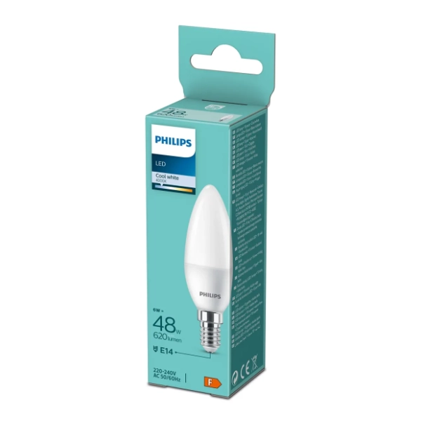 PHILIPS LED sijalica E14 6W (48W) CW FR ND 1PF/12