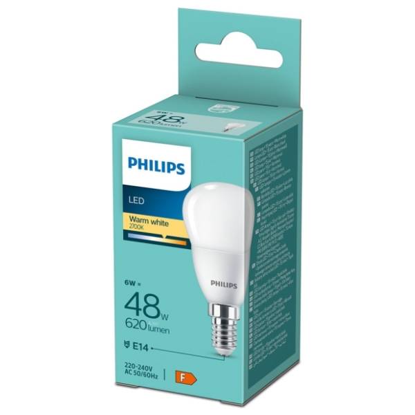 PHILIPS LED sijalica E14 6W (48W) P45 WW FR ND 1PF/12