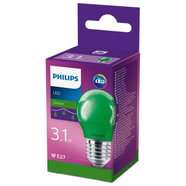 PHILIPS LED sijalica E27 3,1W (25W) PS630 zelena
