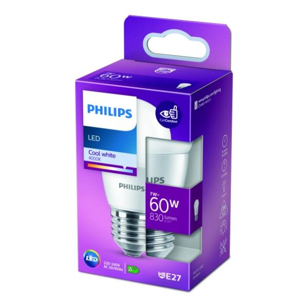 PHILIPS LED sijalica E27 7W (60W) CW FR ND 1PF/10