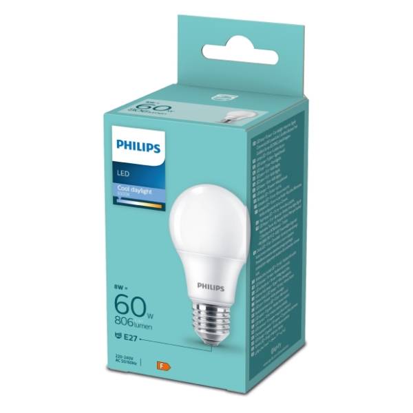 PHILIPS LED sijalica E27 8W (60W) A60 PS724
