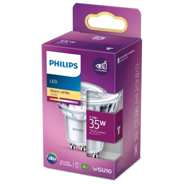 PHILIPS LED sijalica GU10 3,5W (35W) Classic 36D RF ND PS769