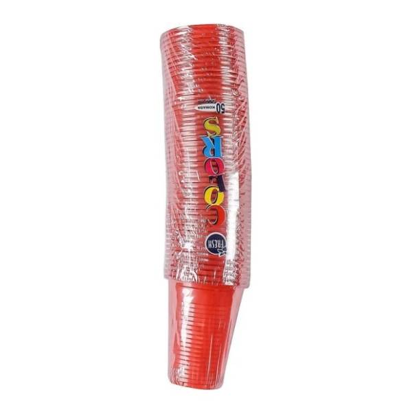 Plastične čaše FRESH 200ml 50kom crvene