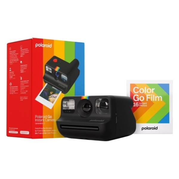 POLAROID GO Generation 2 Black Everything Box Instant fotoaparat
