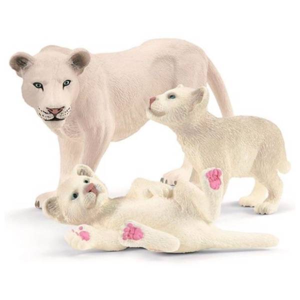 Porodica belih lavova SCHLEICH
