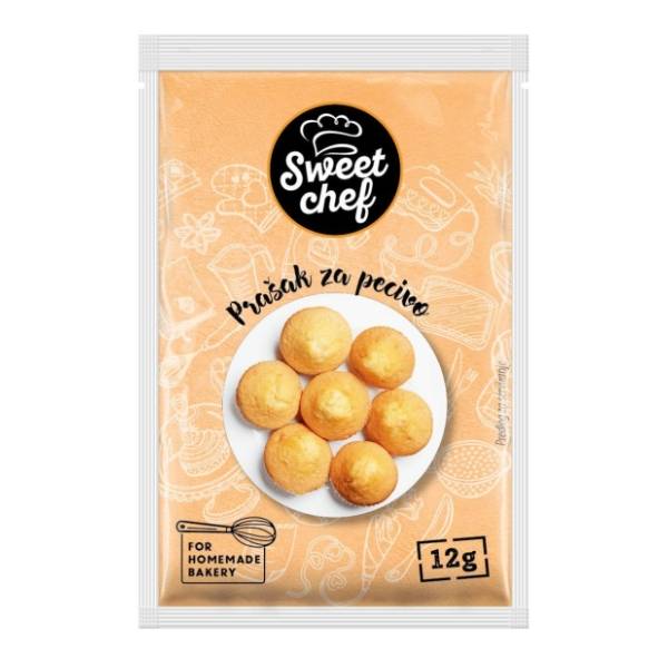 Prašak za pecivo SWEET CHEF 12g