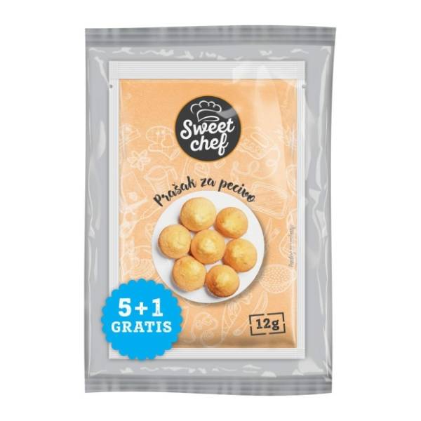 Prašak za pecivo SWEET CHEF 6x12g