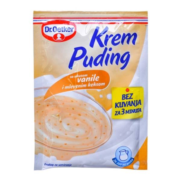 Puding DR.OETKER vanila mleveni keks 55g