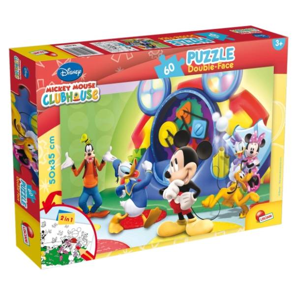 Puzzle Mickey 2u1 složi i oboji LISCIANI