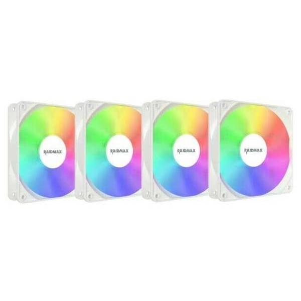 RAIDMAX White Infinity 4x 120mm X-Air ARGB ventilator za PC