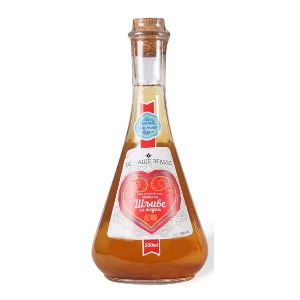 Rakija OD NAŠE ZEMLJE medovača 0,5l