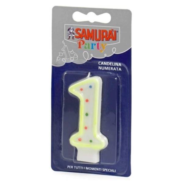 Rođendanska svećica Broj 1 SAMURAI