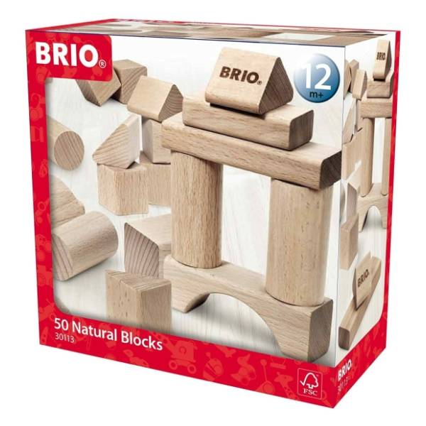 Set kocki Natural 50kom BRIO
