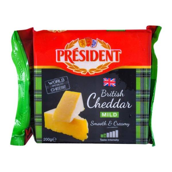 Sir PRESIDENT mild cheddar 200g