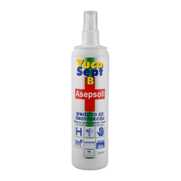 Sredstvo za dezinfekciju Asepsoll YUCO 250ml